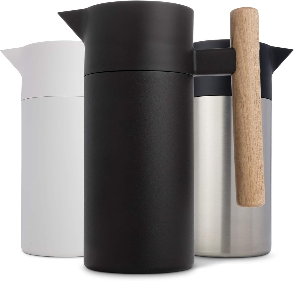 40 Oz Stainless Steel Double Walled Vacuum Insulated Thermal Coffee Carafe R82527