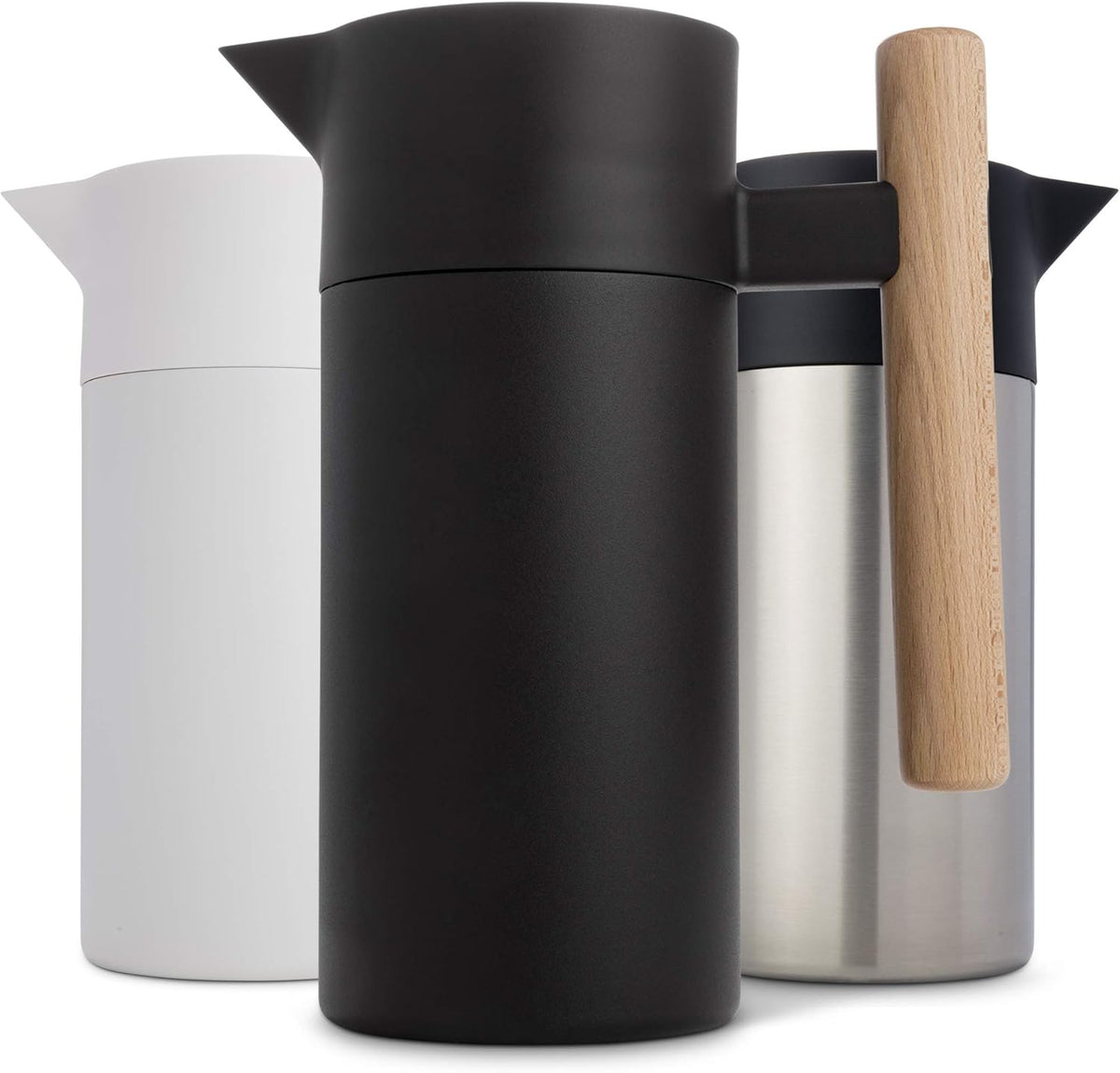 40 Oz Stainless Steel Double Walled Vacuum Insulated Thermal Coffee Carafe R82527