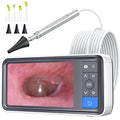 Otoscope Ear Camera with 4.5" IPS Screen, 1920x1080 FHD Smart Visual Ear Cleaner with Camera Tool Kit D1448