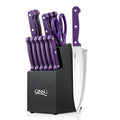 14-Piece Stainless Steel Serrated Knife Set B971