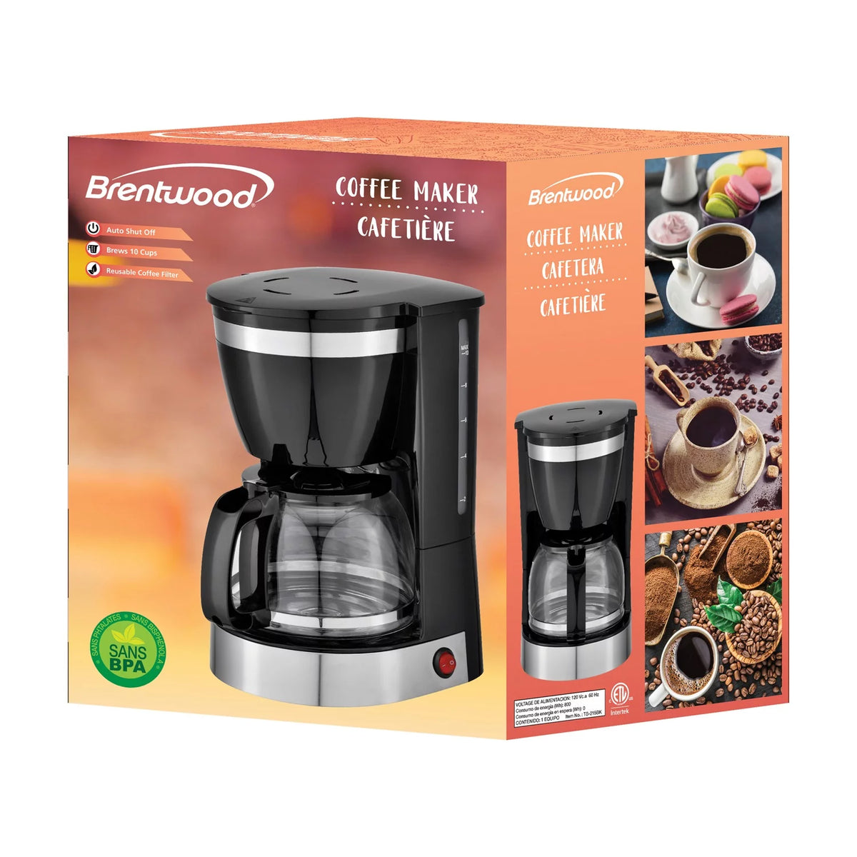12-cup Black Coffee Maker Z1515