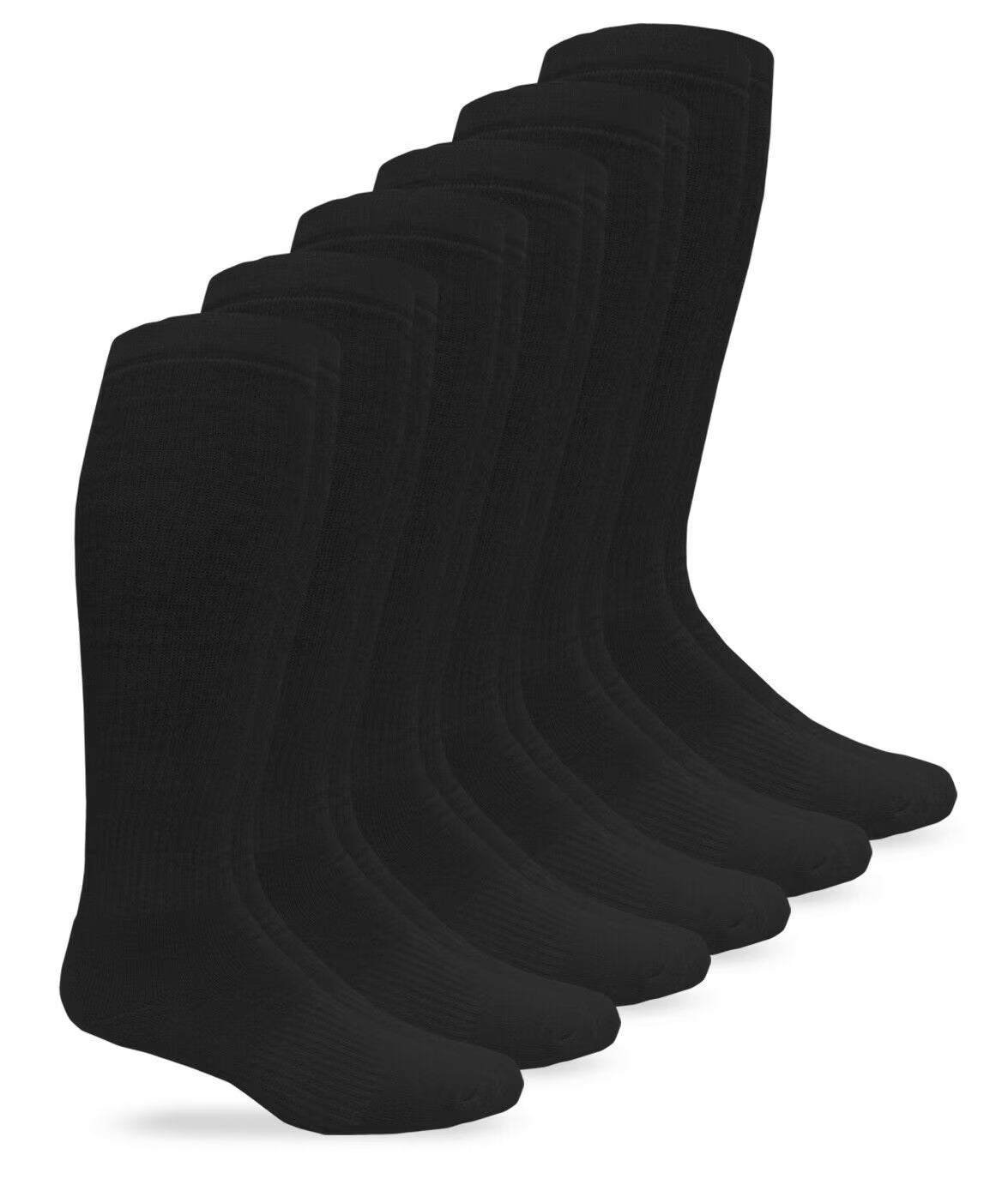 Merino Wool Over the Calf Combat Boot Socks, 6 Pair L4857