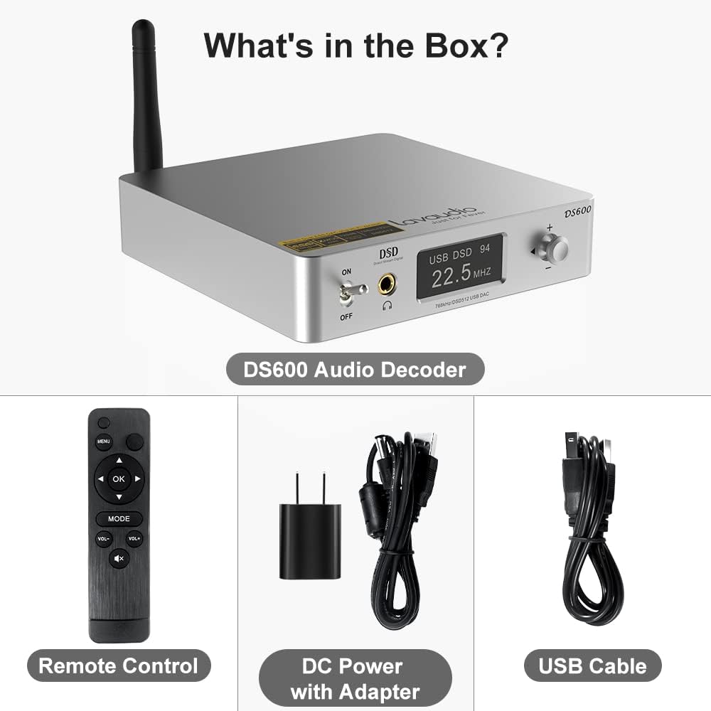 HiFi DAC & Headphone Amplifier with Remote Control H238096