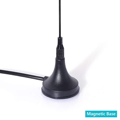 20-1300MHz Police Scanner Antenna Magnetic Base Antenna (2-Pack) R7624