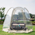 Beige 12-15 Person Pop Up Tent N583