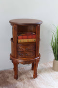 Wood Telephone Table with Two Drawers G662862