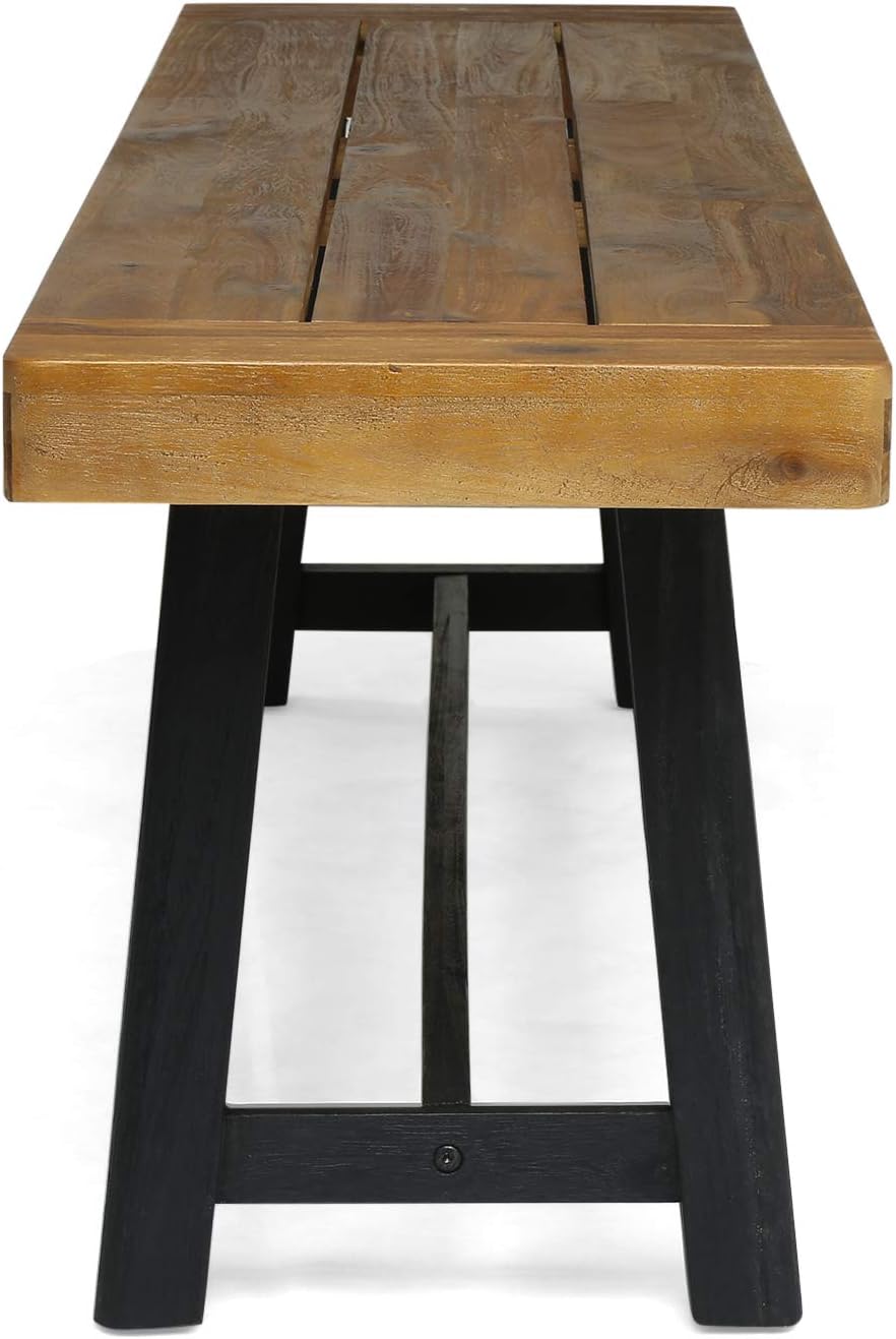 Acacia Wood Outdoor Bench M4642