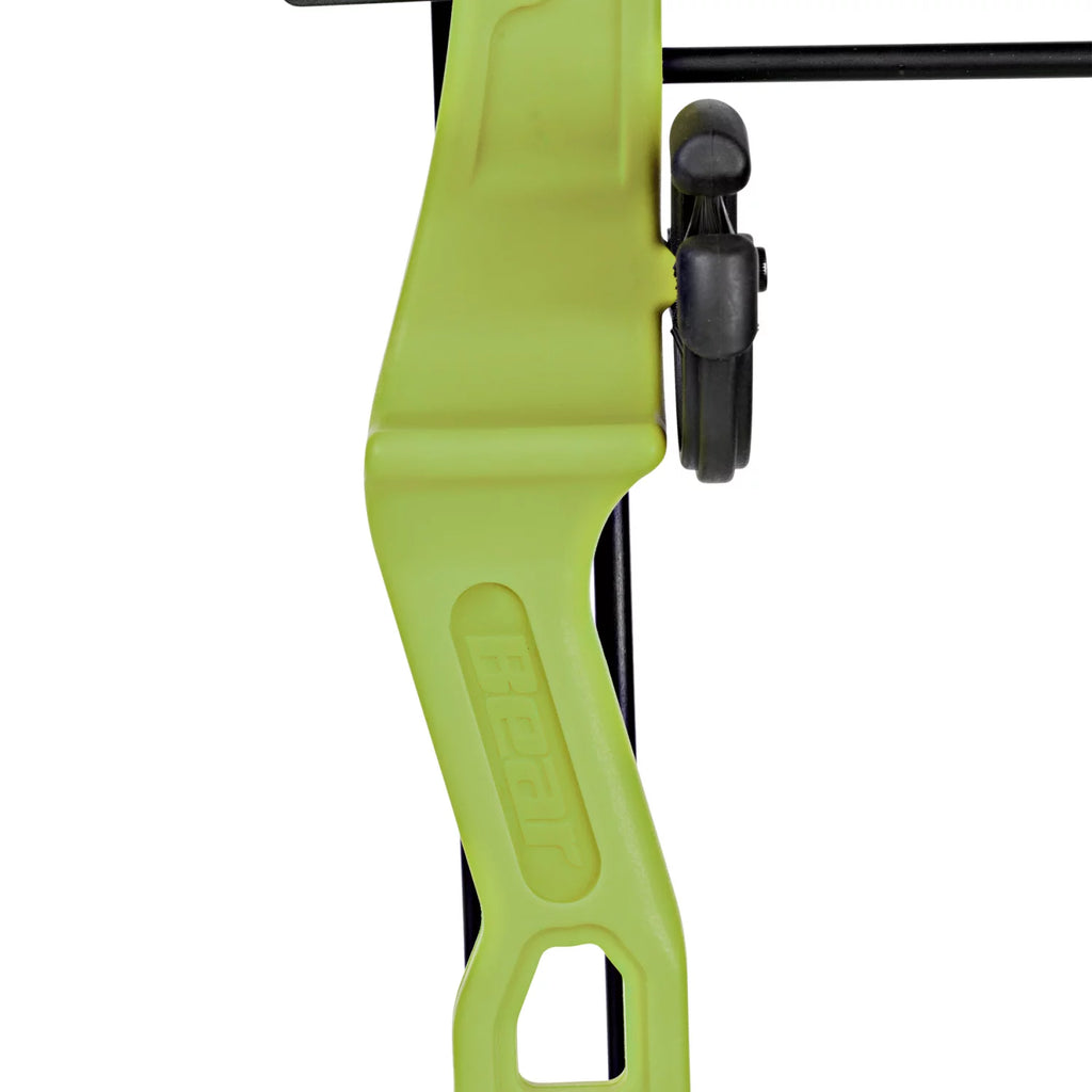 Green Youth Bow with Whisker Biscuit, Arrows, Armguard, and Arrow Quiver S315
