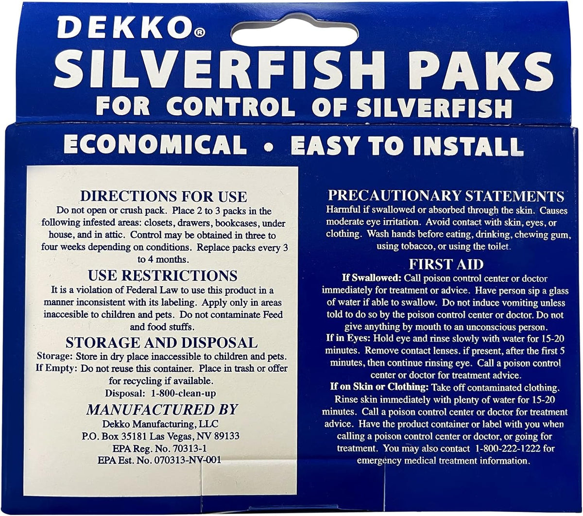 Silverfish Paks Pack of 2 S8670