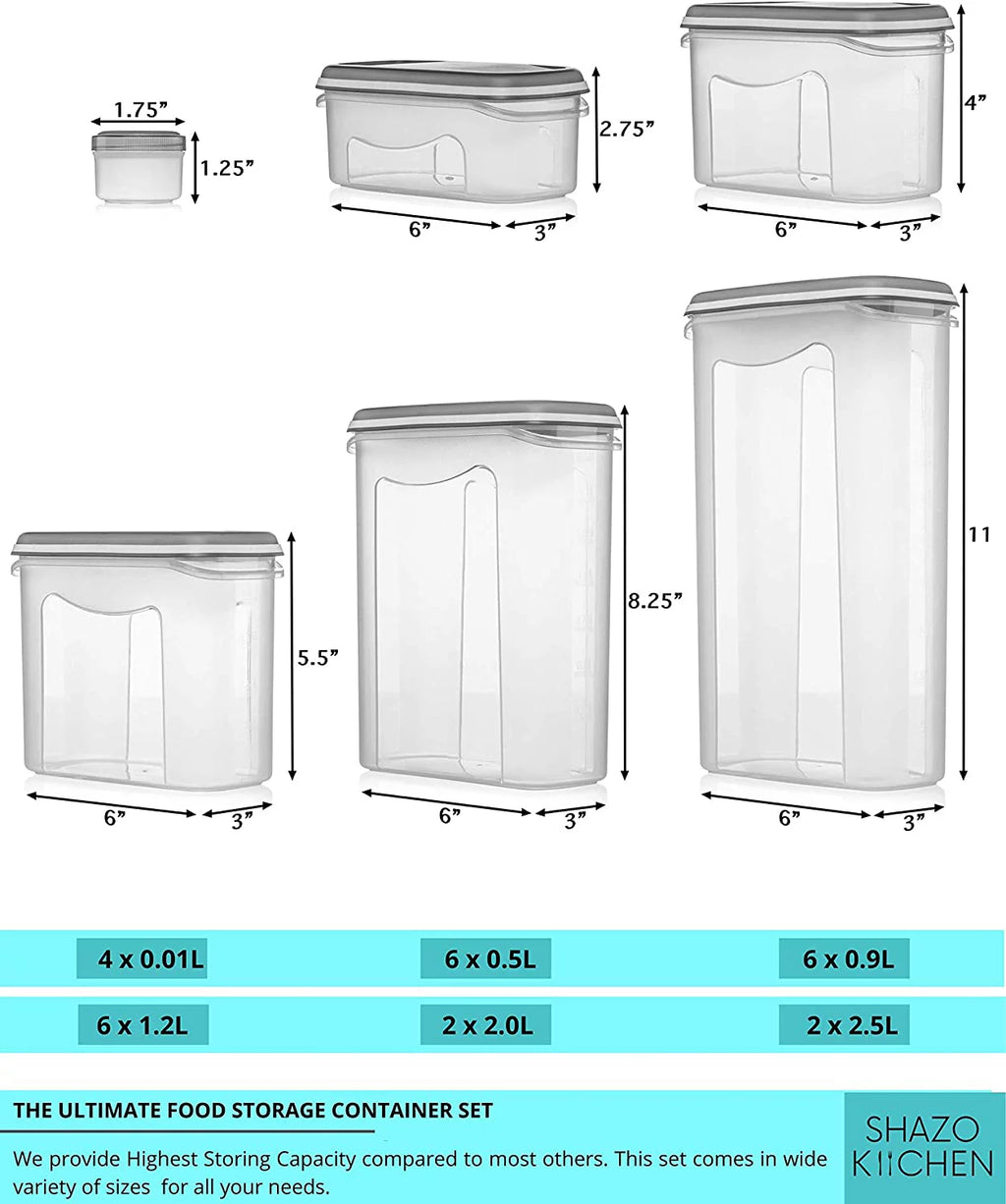 52 Pc Food Storage Containers with Interchangeable Lid P61658