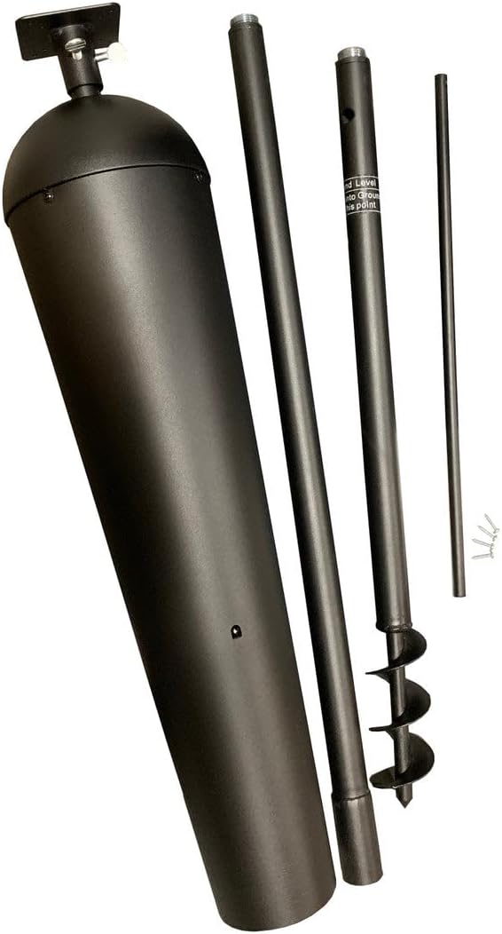 Bird Feeder Mounting Pole with Baffle L207272