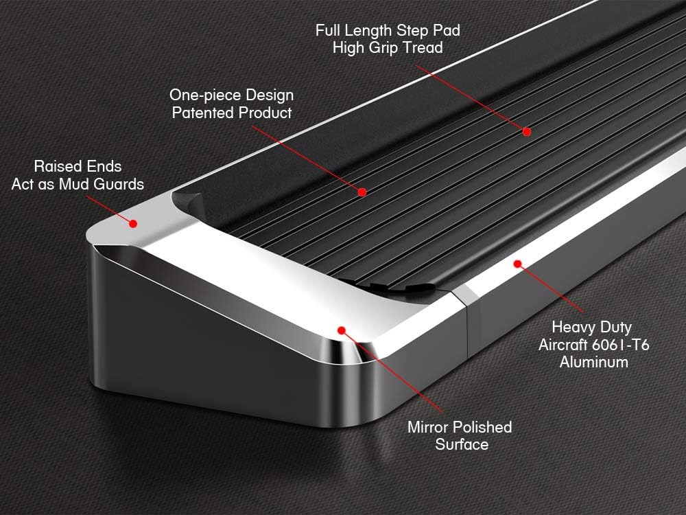 Running Boards 6in Double Cab L68697
