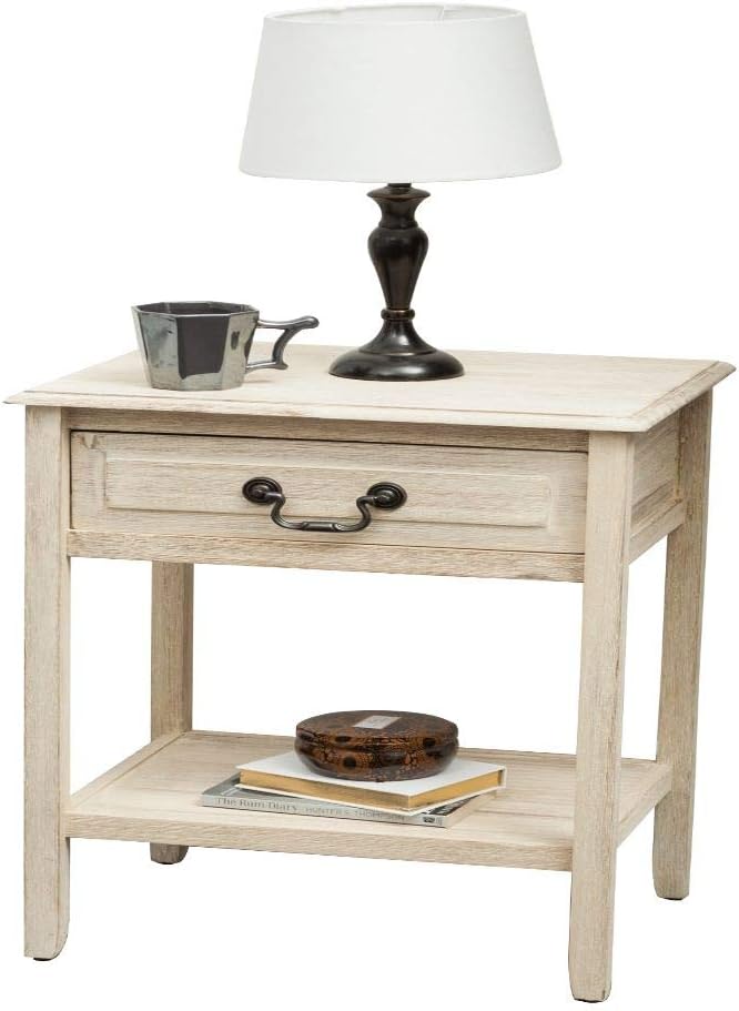 Acacia Wood Accent Table S36941