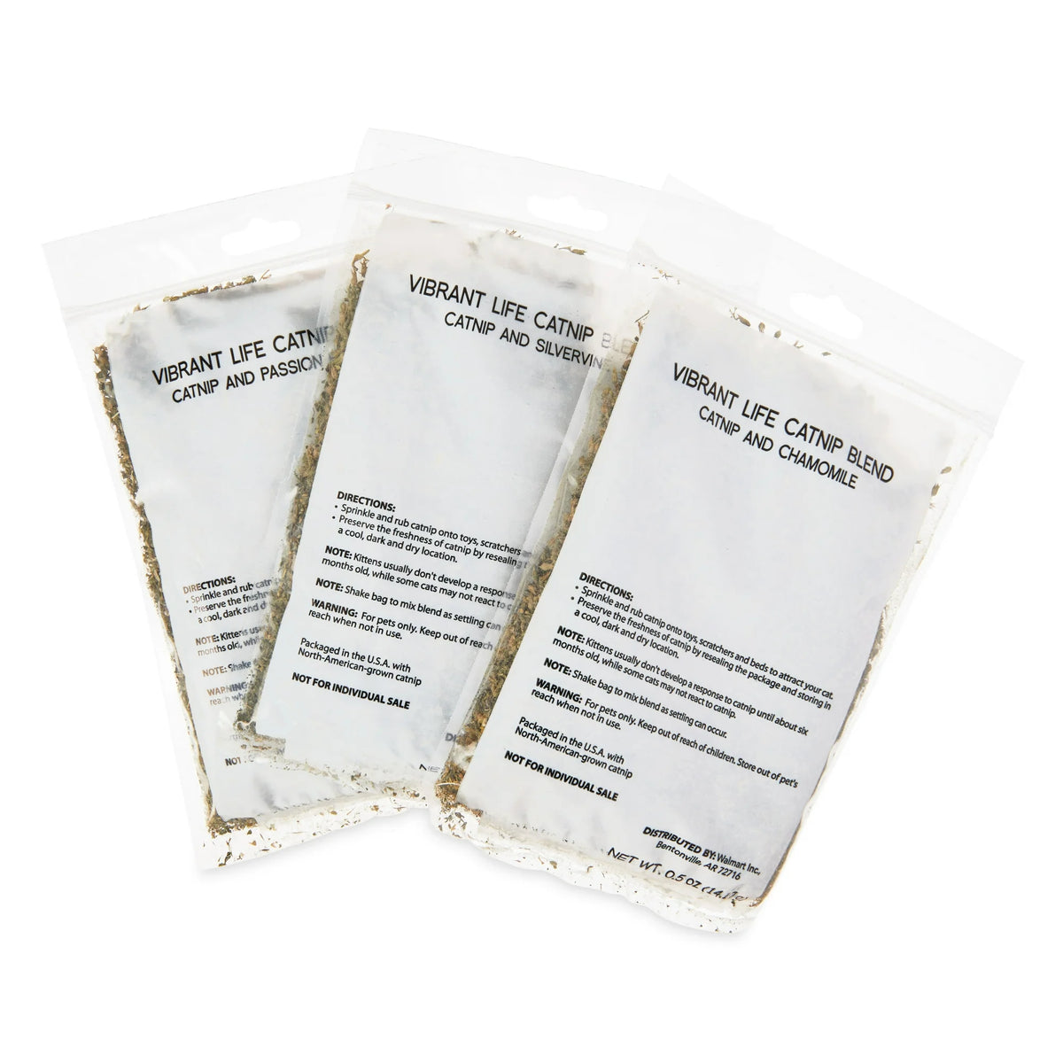 3 Pack 0.5 oz Catnip Blends C174