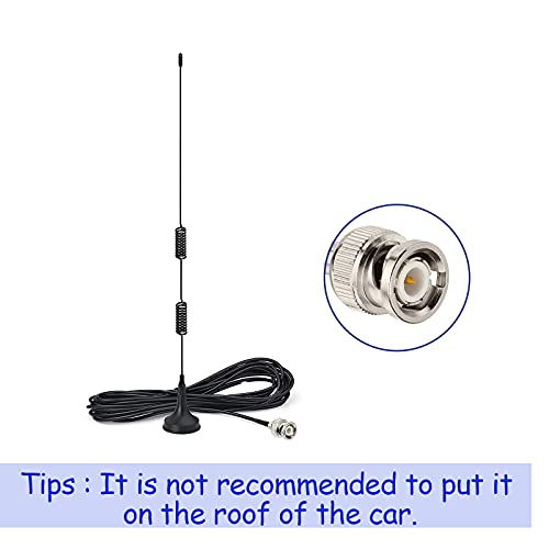 20-1300MHz Police Scanner Antenna Magnetic Base Antenna (2-Pack) R7624