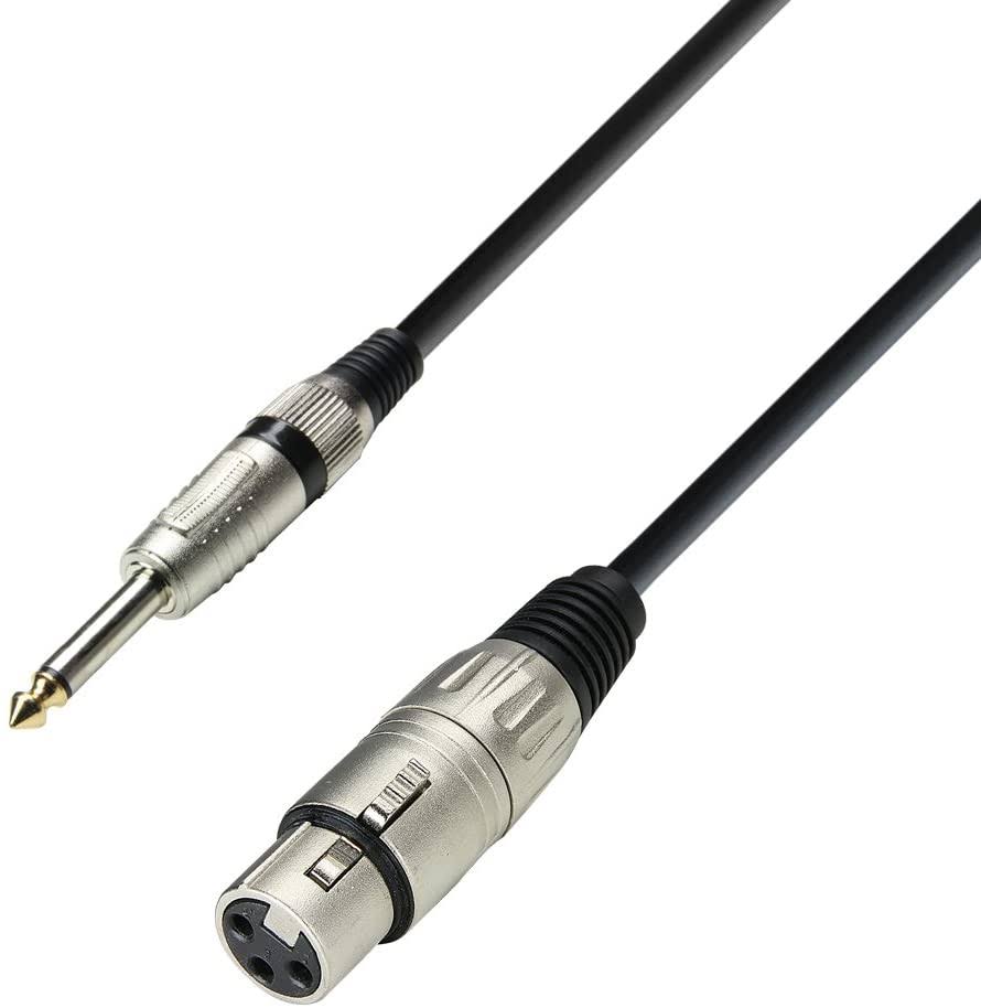 Microphone Cable XLR Female to 6.3 mm Jack Mono S44665