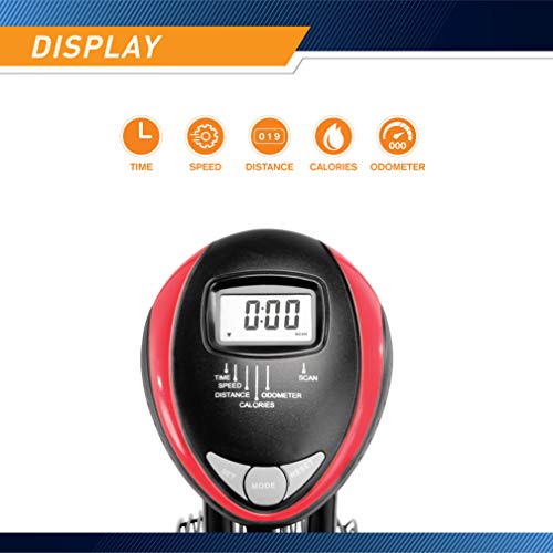 Air-Resistance Exercise Fan Bike With Dual Action Handlebars O3522