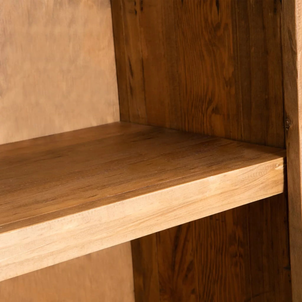 Recycled Pinewood Bathroom Storage Cabinet with Shelf T3432