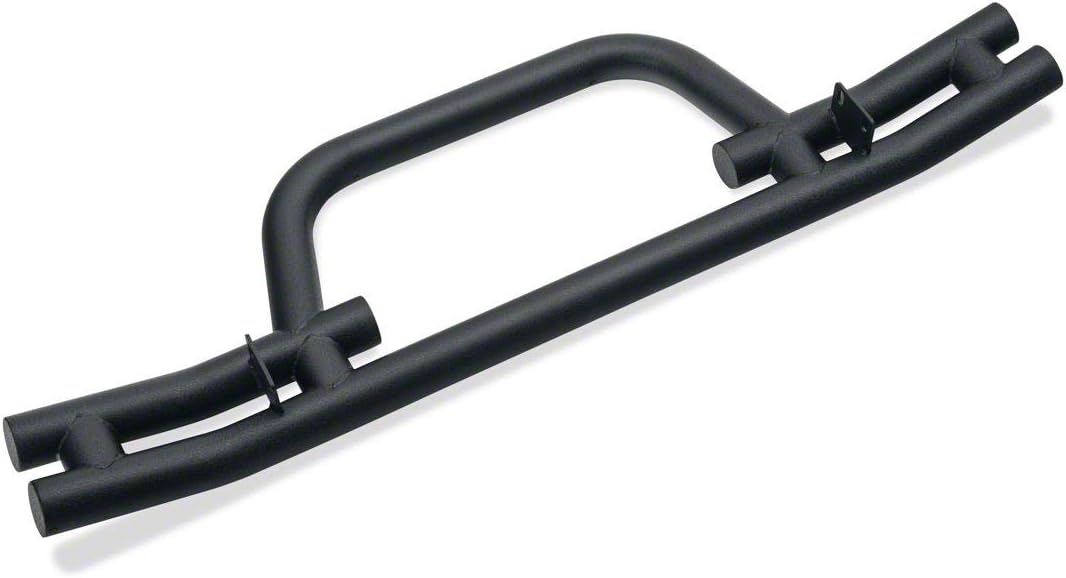 Textured Black Front Bumper with Winch Cutout Y810