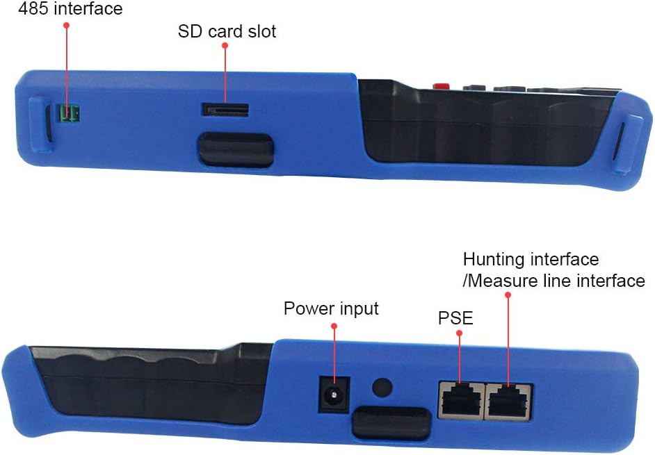 4 Inch Touch Screen IP Camera Tester with WiFi and PoE Power Output H730