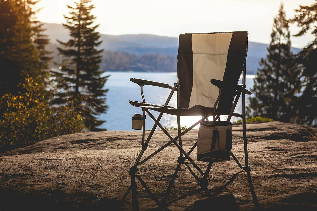 XXL Camp Chair with Cooler and Carry Bag F22473