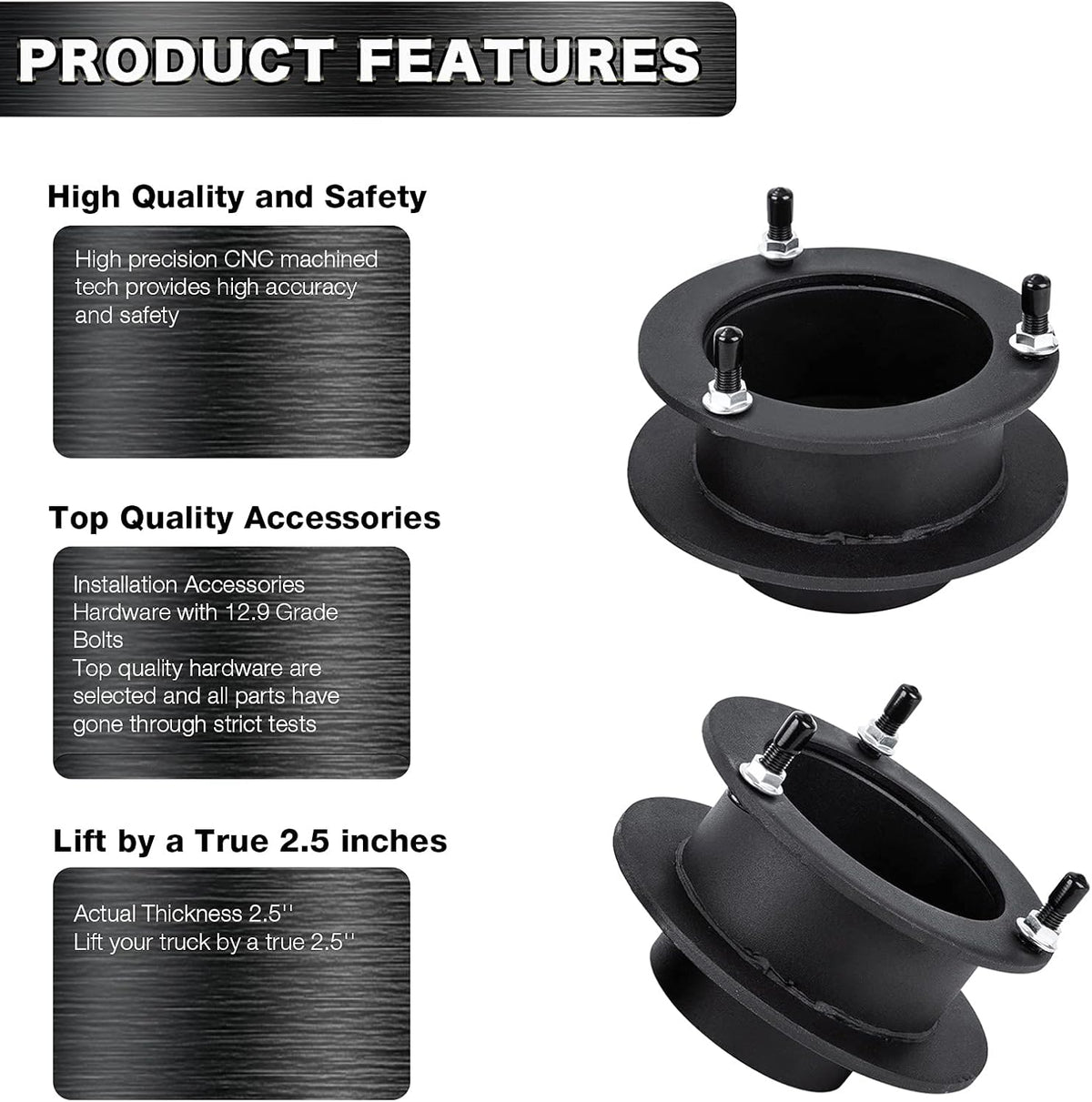 2.5 Front Leveling Lift Kits for 4WD Dodge Ram Trucks I798483