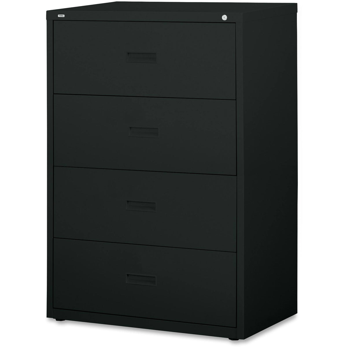 4 Drawer Black Lateral File P6503