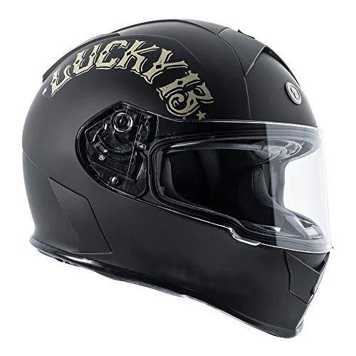 Flat Black Full Face Helmet B456