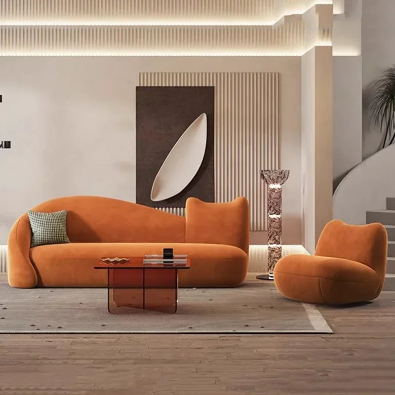 White Modern Sofa A687
