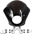Black & Smoke Quarter Fairing Windshield Kit with Fork Mounting Hardware T968670
