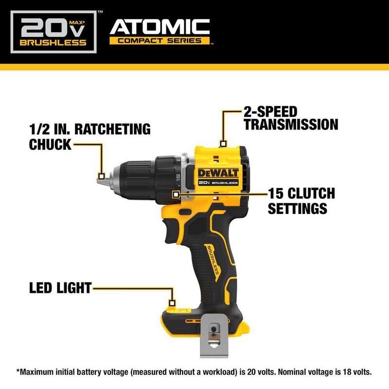 20-Volt MAX Lithium-Ion Cordless 7-Tool Combo Kit with Battery and Charger E155064