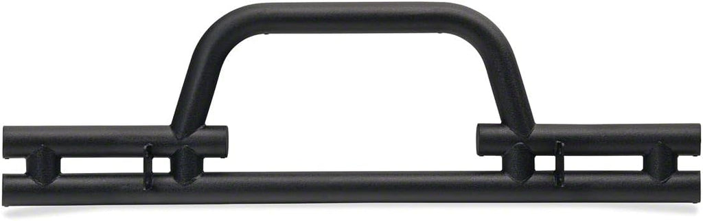Textured Black Front Bumper with Winch Cutout Y810