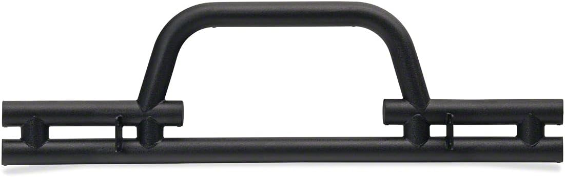 Textured Black Front Bumper with Winch Cutout Y810