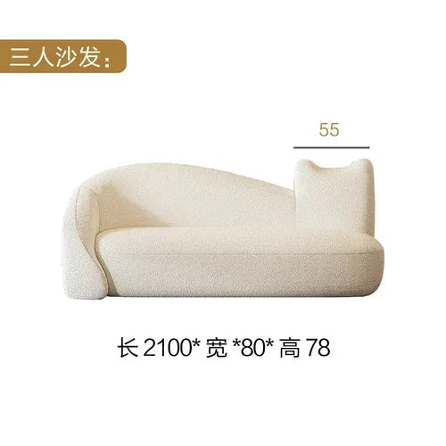 White Modern Sofa A687