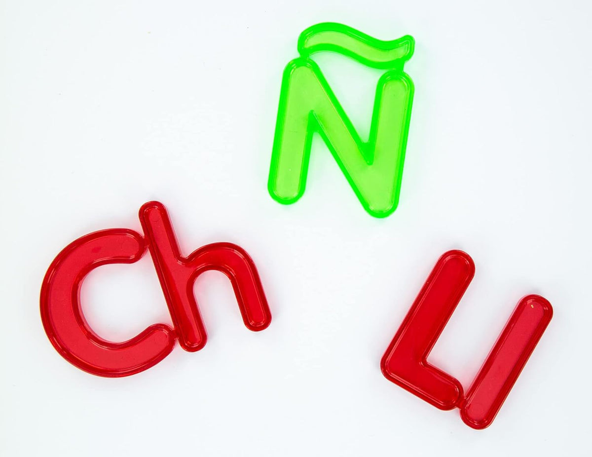 Translucent Acrylic Upper Case Letters in Assorted Colors E49406