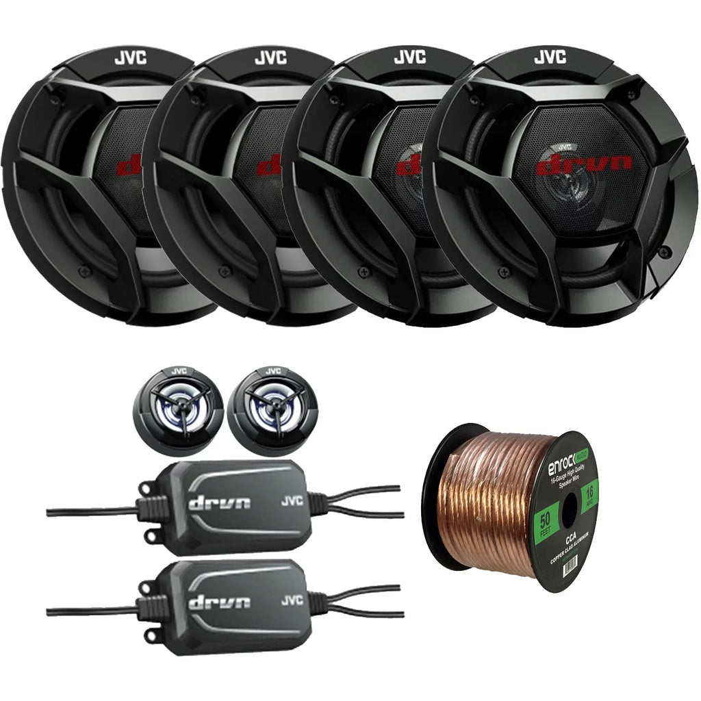 6.5" 2-Way Car Audio Component Speakers V59838