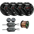 6.5" 2-Way Car Audio Component Speakers V59838