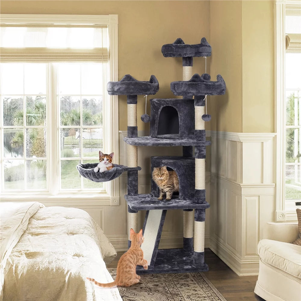 Dark Gray Cat Tree Q927