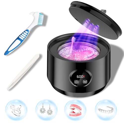 Ultrasonic Retainer Cleaner with UV-Light and Digital Timer G881