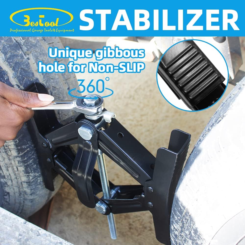 2 Packs Heavy Duty RV Wheel Chock Stabilizer A26890