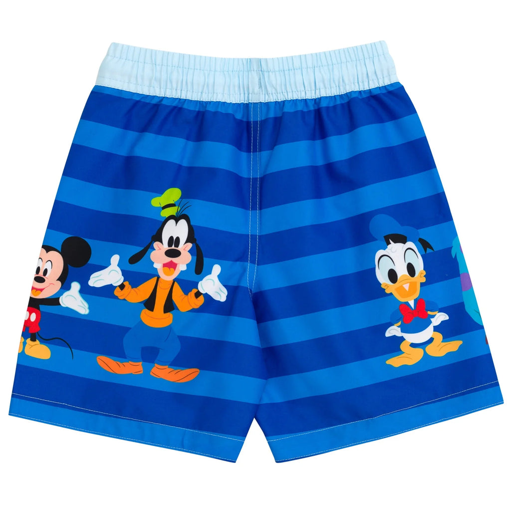 Toddler Boys Rash Guard and Swim Trunks Outfit Set E5437