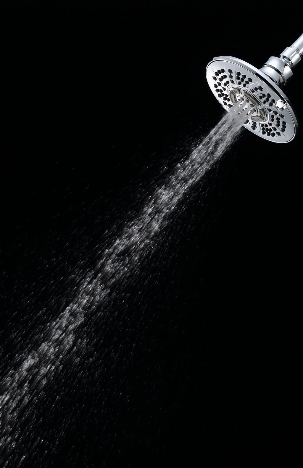 6-Setting Large Chrome Shower Head with Rub-Clean Nozzles Z8986