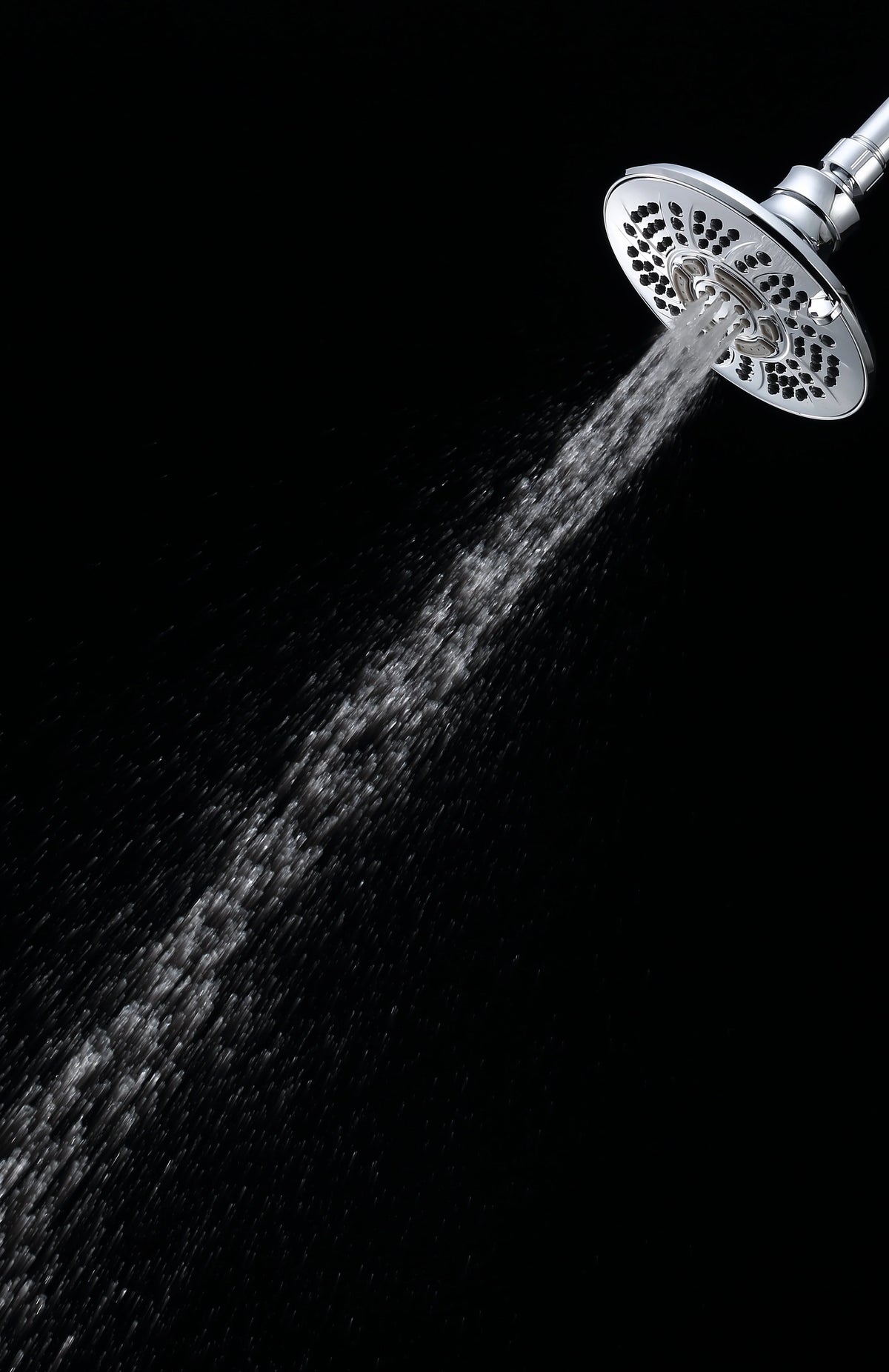 6-Setting Large Chrome Shower Head with Rub-Clean Nozzles Z8986