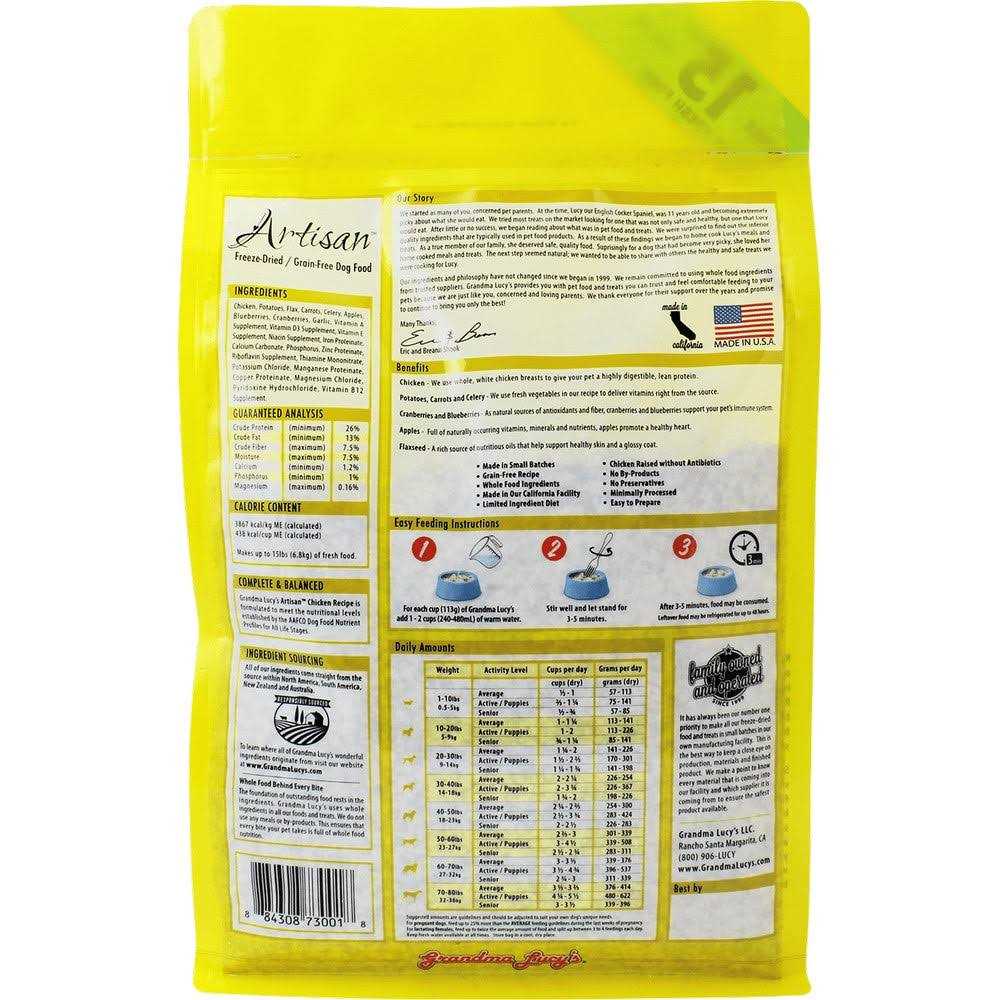 Freeze-Dried Grain-Free Chicken Dog Food H8053