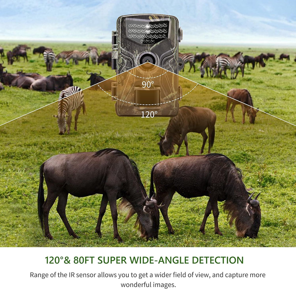 1520P 36MP Waterproof Game Camera with Night Vision Motion Activated, Pack of 2 G190
