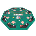 48-Inch Folding Poker Table Top with Cupholders and Chip Trays I71711