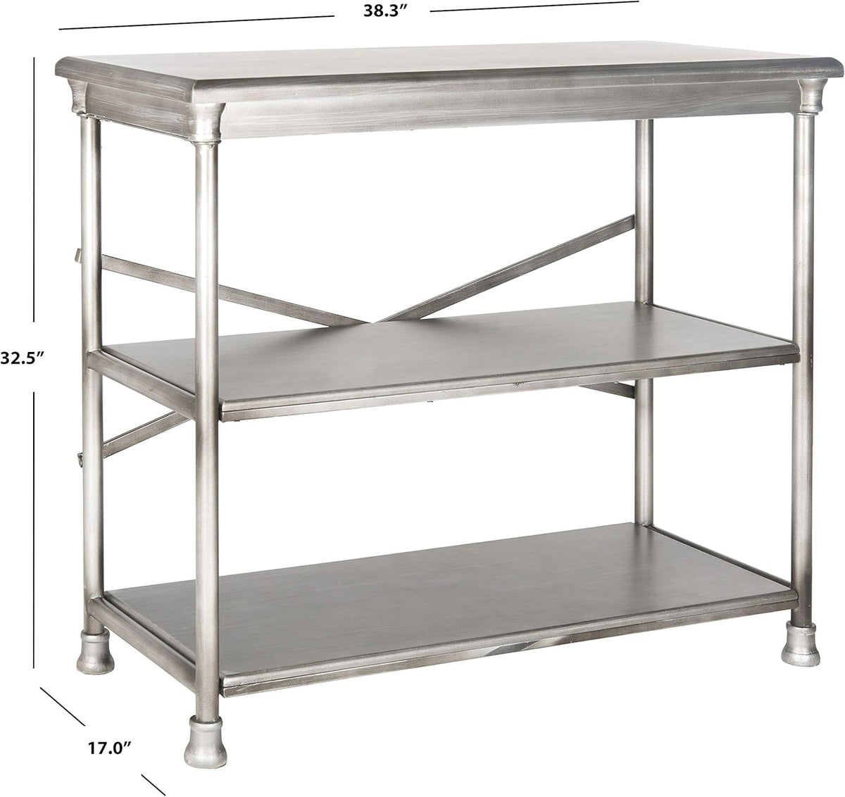 Dark Silver Medium Bookcase W555570
