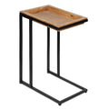 Wood and Metal Sofa Side C-Table G7301