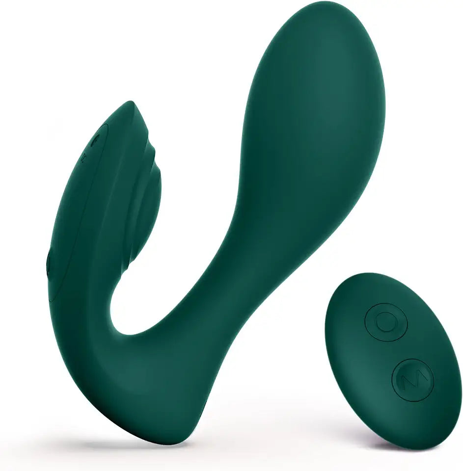 Remote Control Dual Motors Vibrator with 10 Vibrations Z557