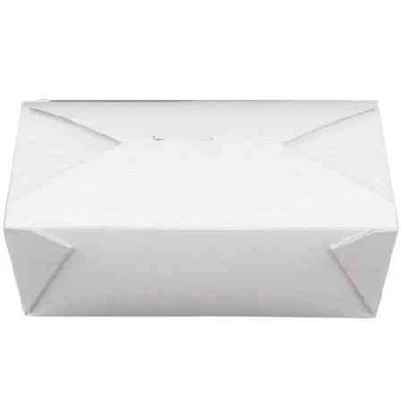 66 oz. White Paper Food Container, 200/Case W151